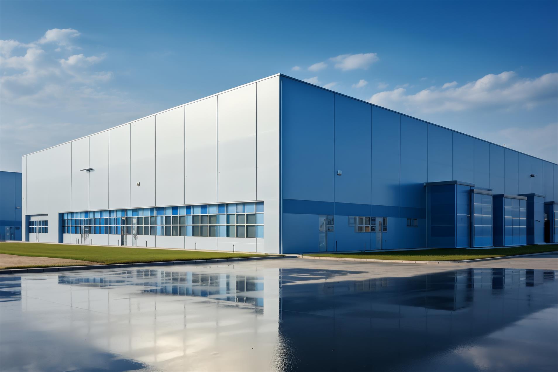 Large Manufacturing Building Large factory building - Huakangda